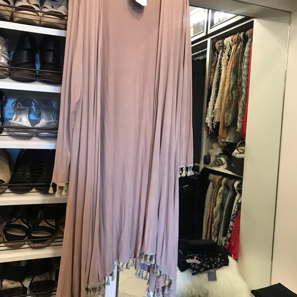 Long cover up jacket